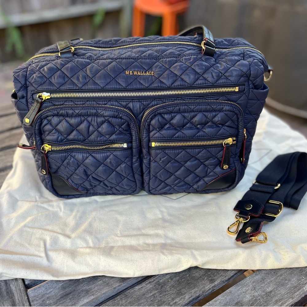 MZ Wallace Blue (Dawn) Crosby Traveler